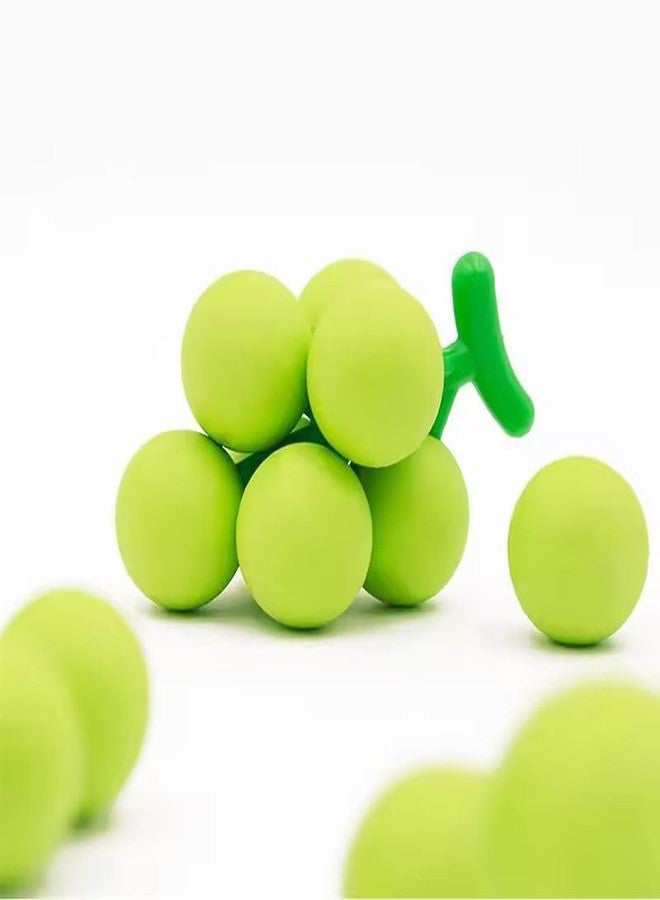 Radhya Accessories 7 Pcs- 1 Box Grapes Erasers for Kids Non Toxic Fancy Eraser for School Fruit Pencil Erasers Birthday Gift - Image 3
